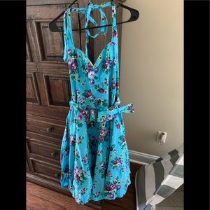 Hell bunny floral halter dress